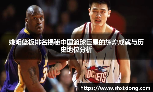 姚明篮板排名揭秘中国篮球巨星的辉煌成就与历史地位分析