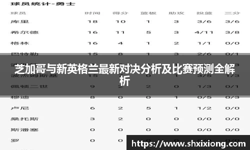 芝加哥与新英格兰最新对决分析及比赛预测全解析